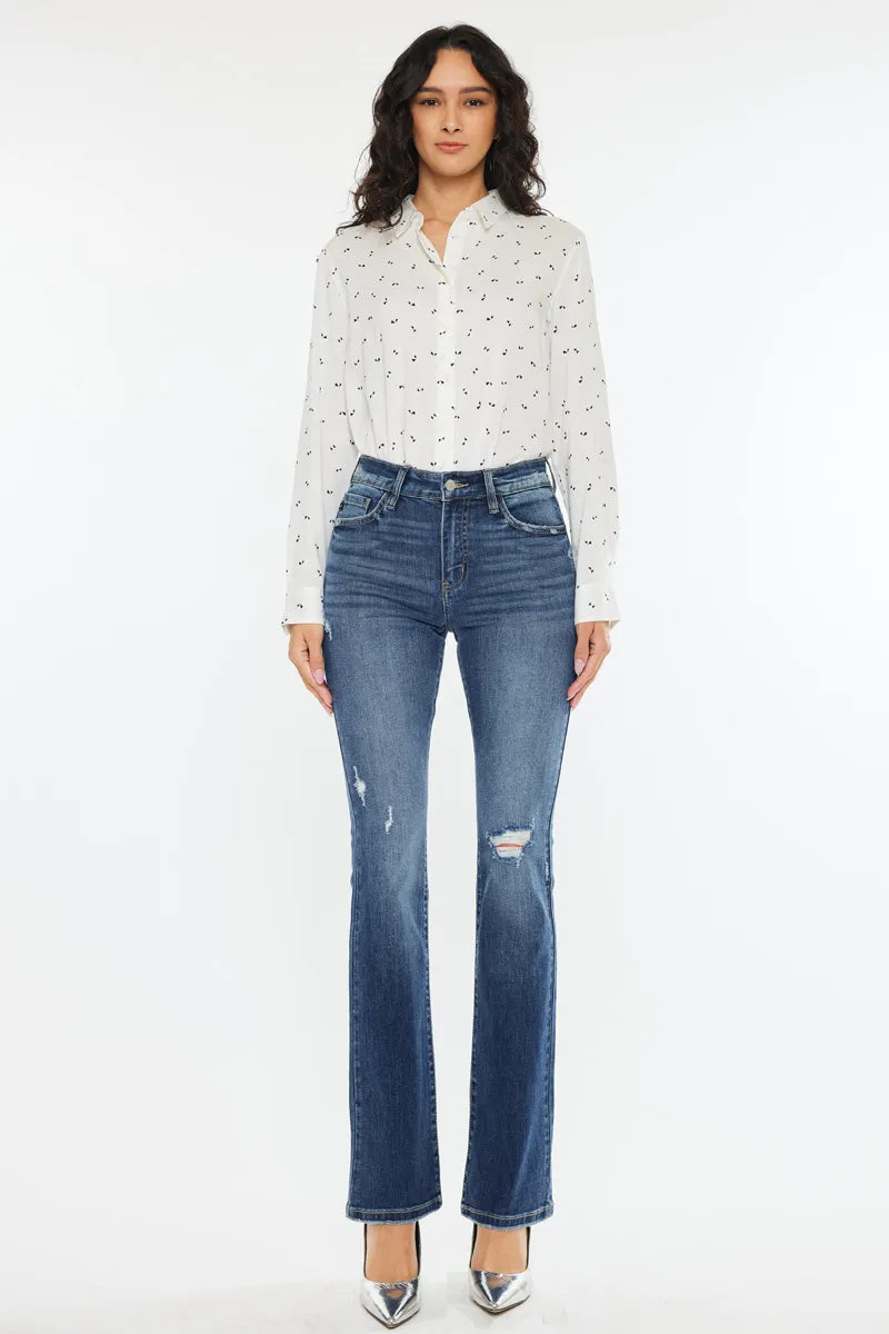 Brooklyn Essentials High Rise Skinny Bootcut Jeans sold by Kan Can product image thumbnail 3