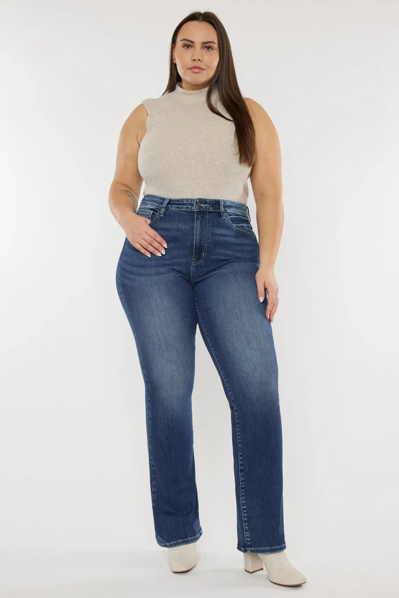 Cade High Rise Bootcut Jeans (Plus Size) sold by Kan Can