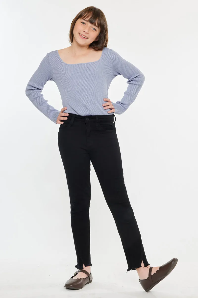 Rachell High Rise Ankle Skinny Kid Jeans sold by Kan Can product image thumbnail 2