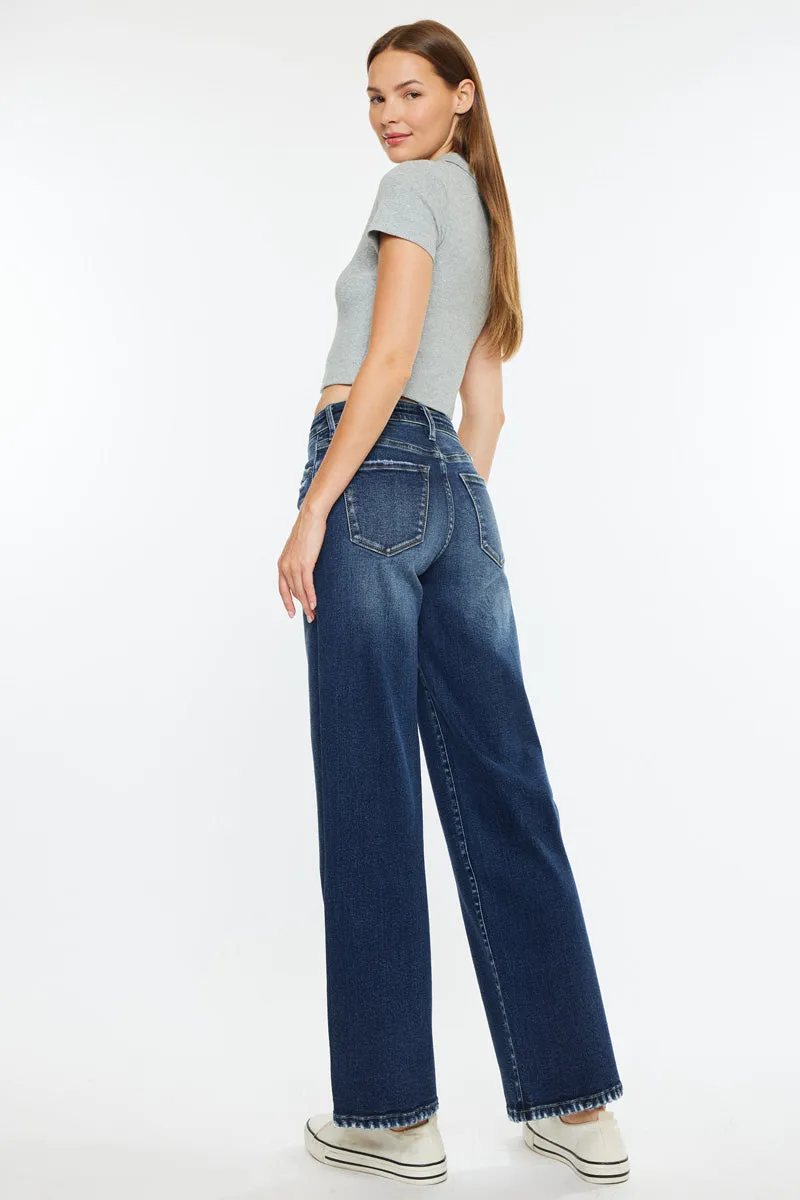 Dania Essentials High Rise Wide Leg Jeans sold by Kan Can product image thumbnail 2