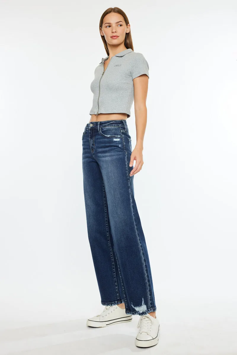 Dania Essentials High Rise Wide Leg Jeans sold by Kan Can product image thumbnail 4