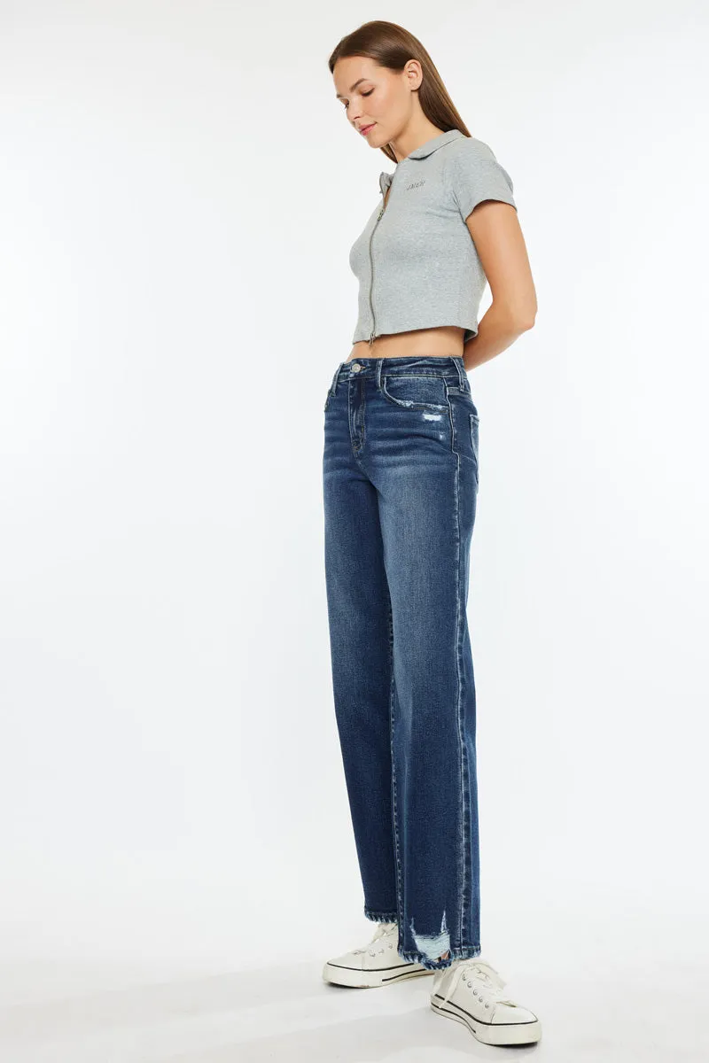 Dania Essentials High Rise Wide Leg Jeans sold by Kan Can product image thumbnail 5