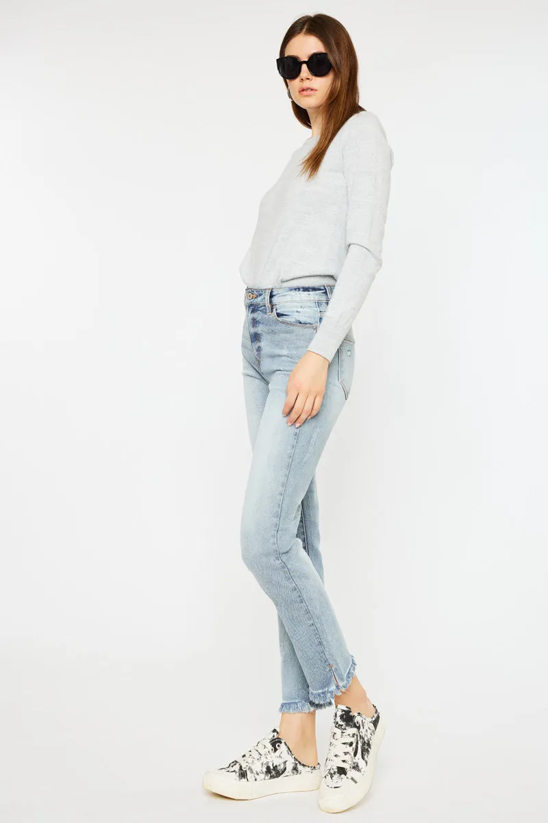 Muffy High Rise Straight Leg Jeans sold by Kan Can product image thumbnail 5
