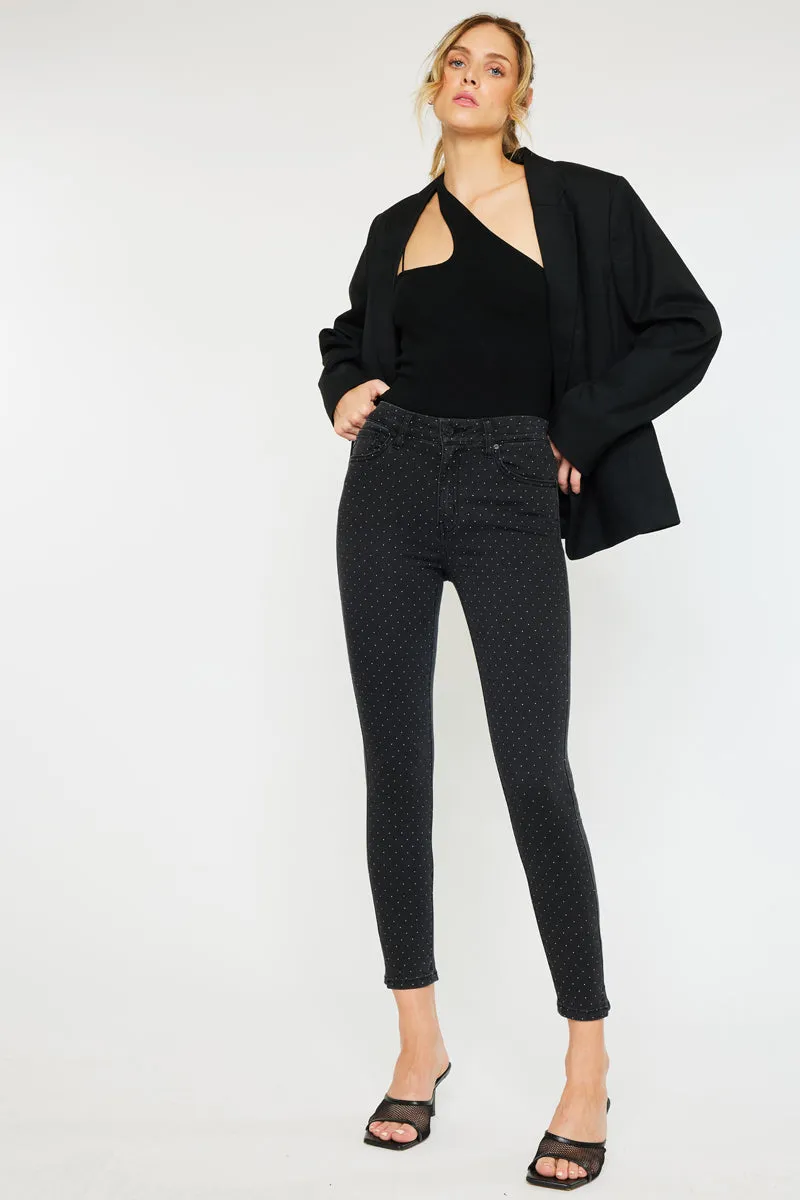 Avrielle High Rise Ankle Skinny Jeans sold by Kan Can