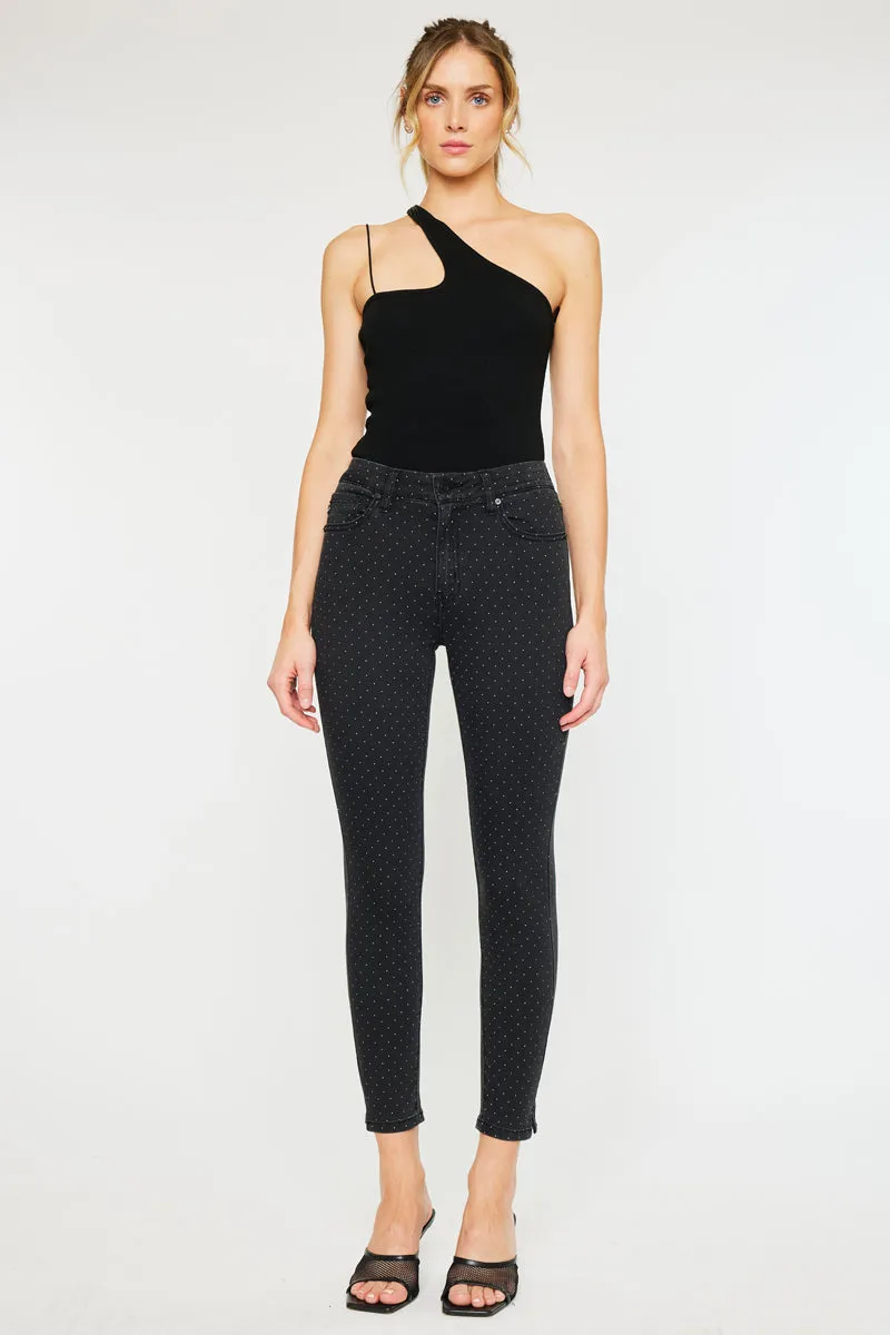 Avrielle High Rise Ankle Skinny Jeans sold by Kan Can product image thumbnail 3