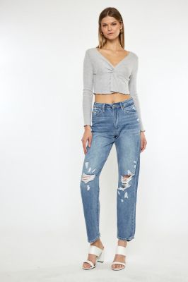 Wrene Ultra High Rise 90's Boyfriend Jeans sold by Kan Can