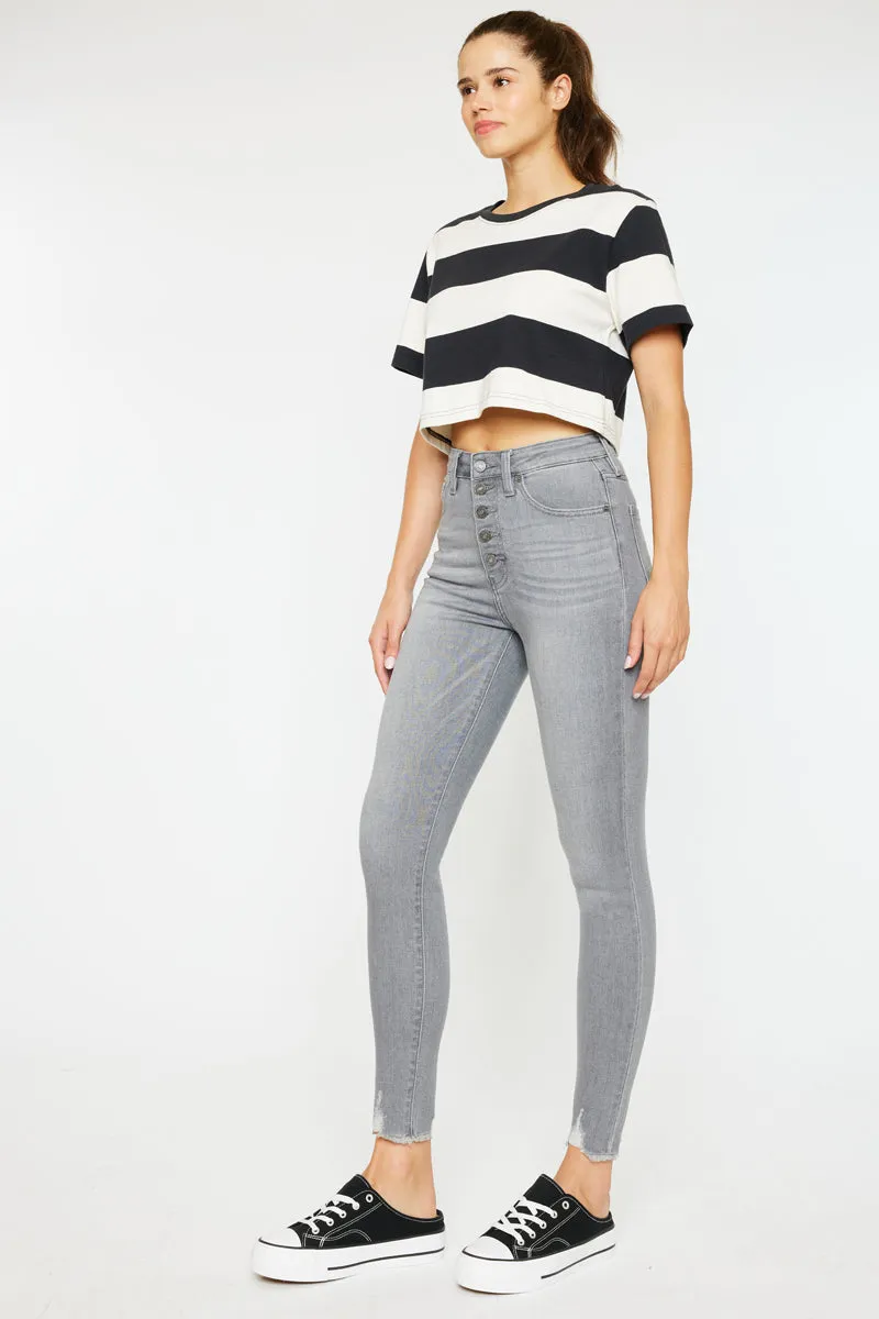 Tamara High Rise Ankle Skinny Jeans sold by Kan Can product image thumbnail 3