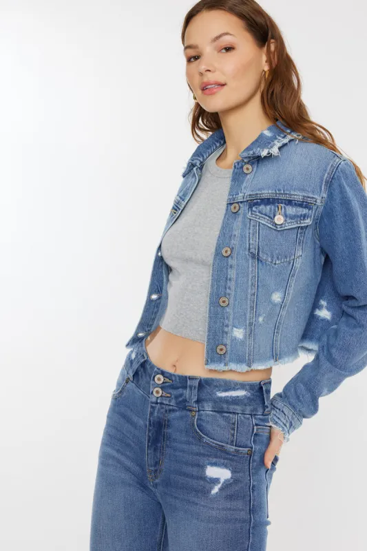 Erika Cropped Jacket sold by Kan Can