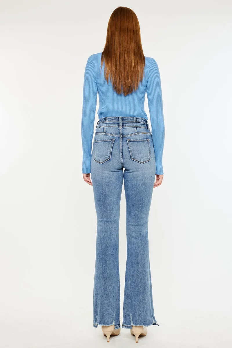 Trina High Rise Flare Jeans sold by Kan Can product image thumbnail 2