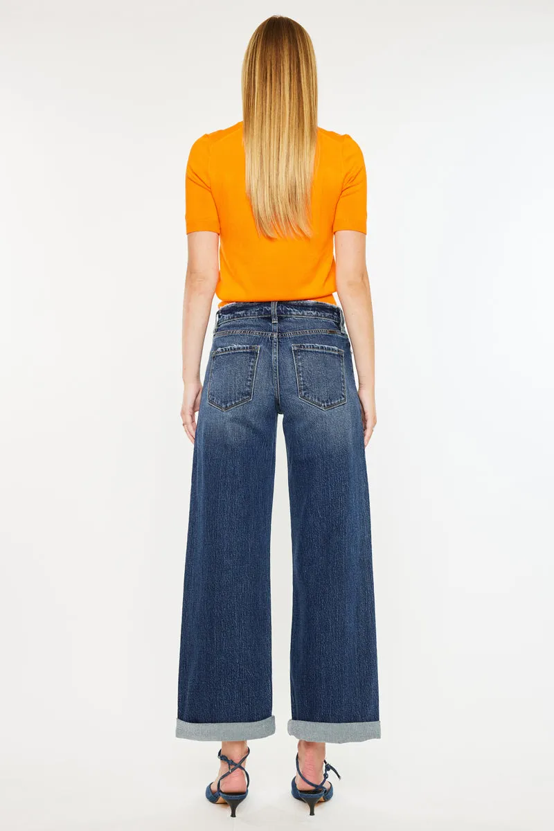 Rosie High Rise Wide Leg Jeans sold by Kan Can product image thumbnail 2