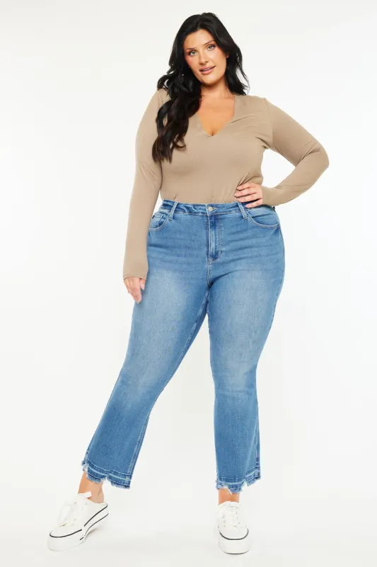 Vera Essentials High Rise Crop Bootcut (Plus Size) sold by Kan Can