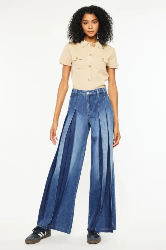 Josie High Rise Wide Leg Jeans sold by Kan Can