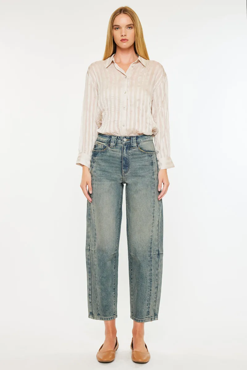 Cecilia High Rise Slim Barrel sold by Kan Can product image thumbnail 3