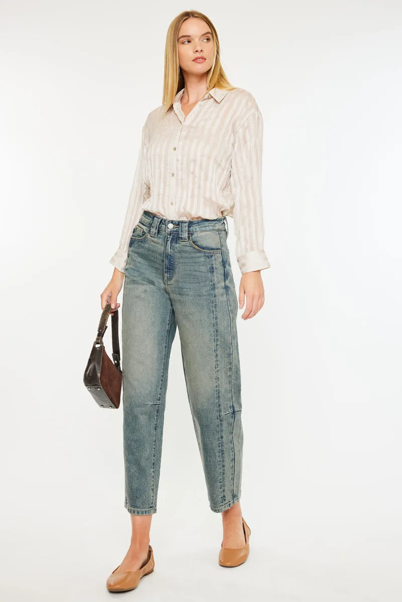 Cecilia High Rise Slim Barrel sold by Kan Can product image thumbnail 5