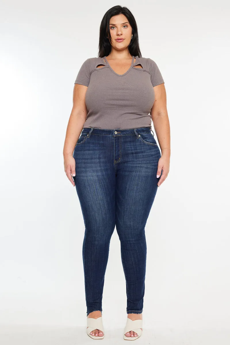 Beth High Rise Super Skinny Jeans (Plus Size) sold by Kan Can product image thumbnail 3