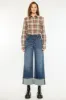 Beanie High Rise Ankle Wide Leg Jeans sold by Kan Can
