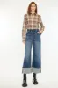 Beanie High Rise Ankle Wide Leg Jeans sold by Kan Can