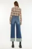 Beanie High Rise Ankle Wide Leg Jeans sold by Kan Can