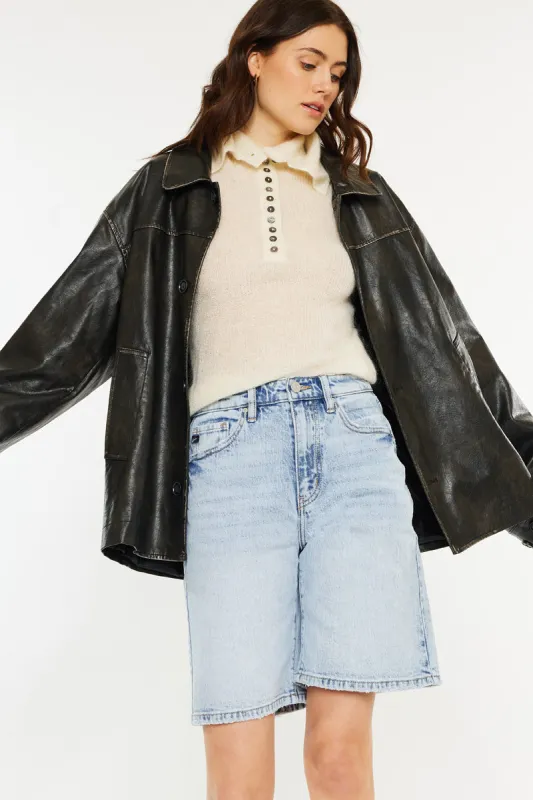 Arley High Rise Bermuda Shorts sold by Kan Can