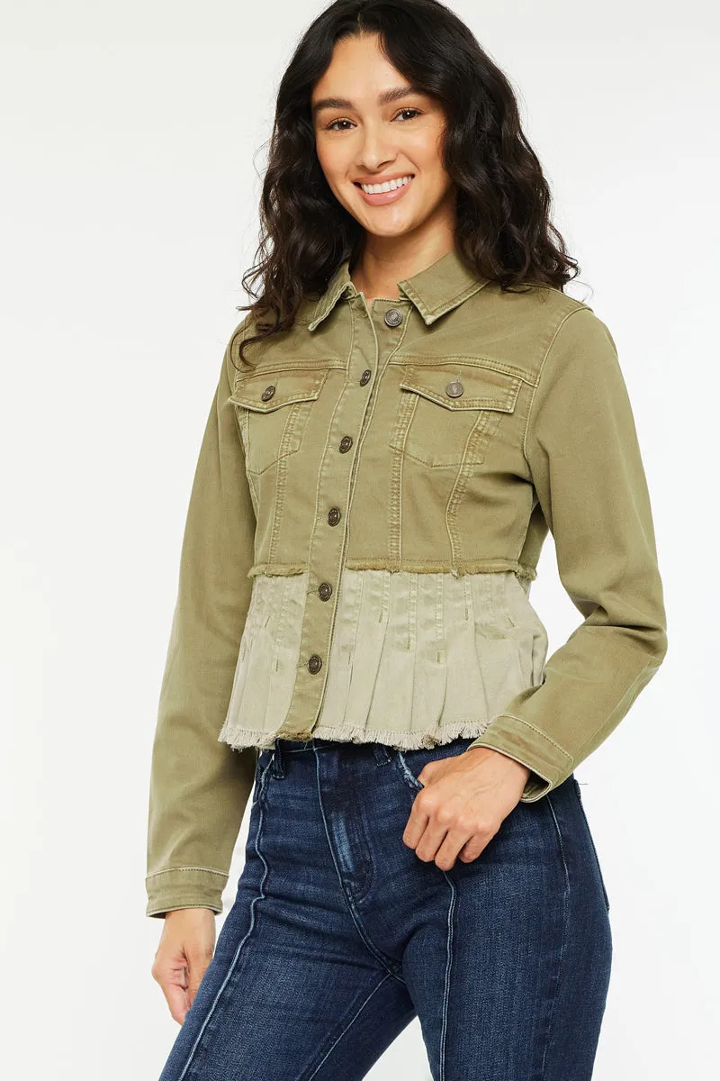 Millie Pleated Jacket sold by Kan Can product image thumbnail 3