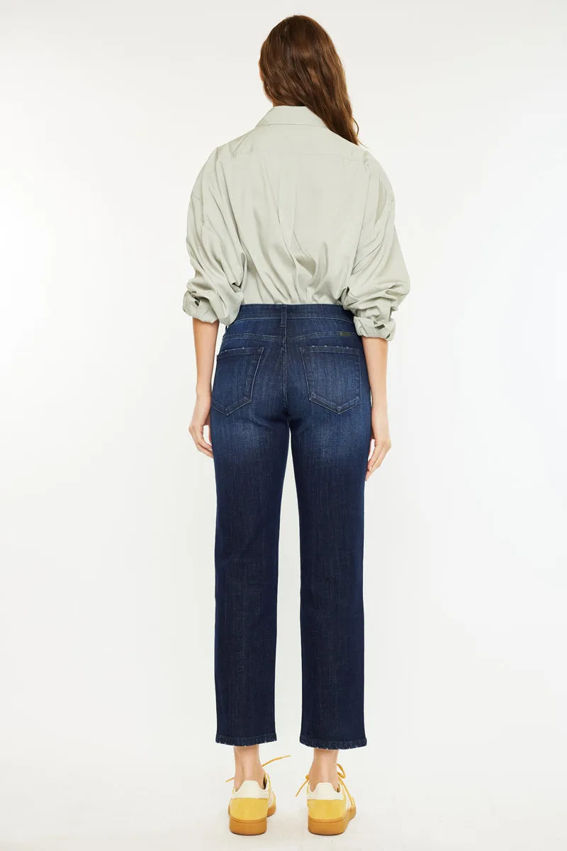 Delvey Essentials Mid Rise Boyfriend Jeans sold by Kan Can product image thumbnail 2