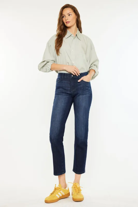 Delvey Essentials Mid Rise Boyfriend Jeans made by Kan Can