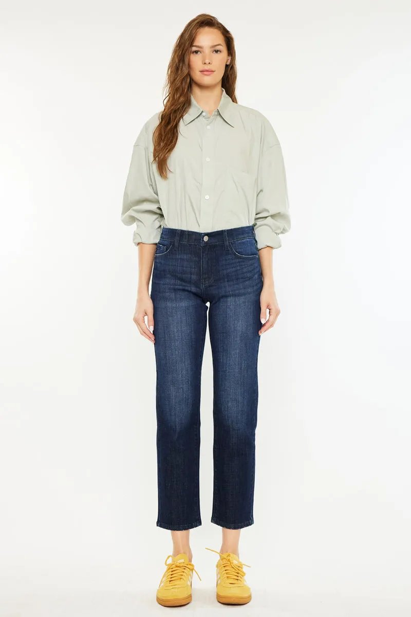 Delvey Essentials Mid Rise Boyfriend Jeans sold by Kan Can product image thumbnail 3