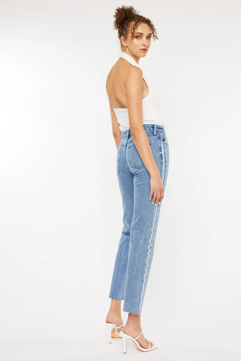 Evelyn Mid Rise Slim Straight Leg Jeans sold by Kan Can product image thumbnail 2