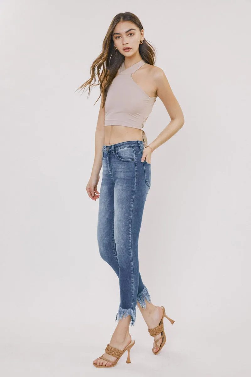 Sheila High Rise Ankle Skinny Jeans sold by Kan Can product image thumbnail 5