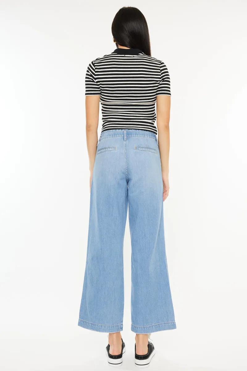 Delilah Mid Rise Wide Leg Jeans sold by Kan Can product image thumbnail 2