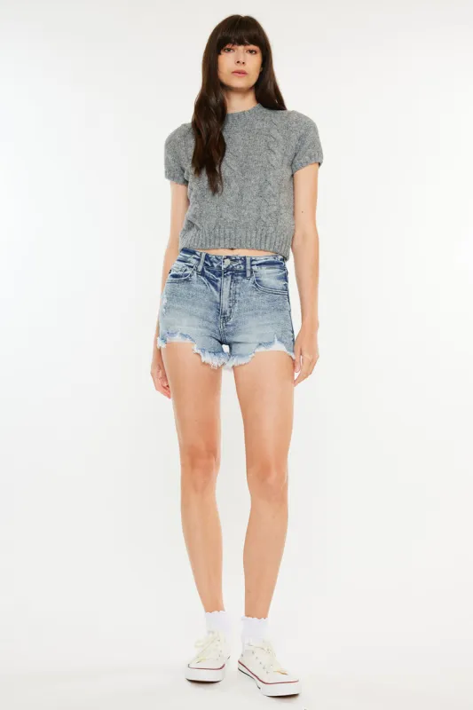 Adriana Essentials High Rise Shorts sold by Kan Can