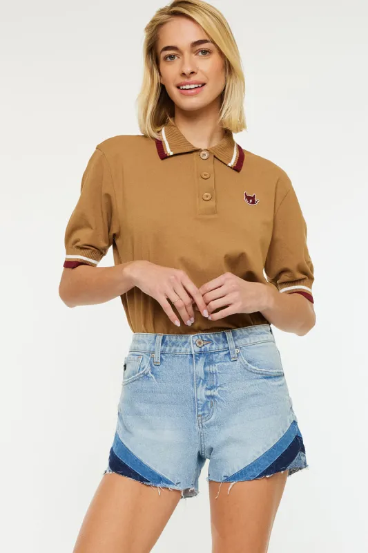 Cheryll High Rise Shorts sold by Kan Can