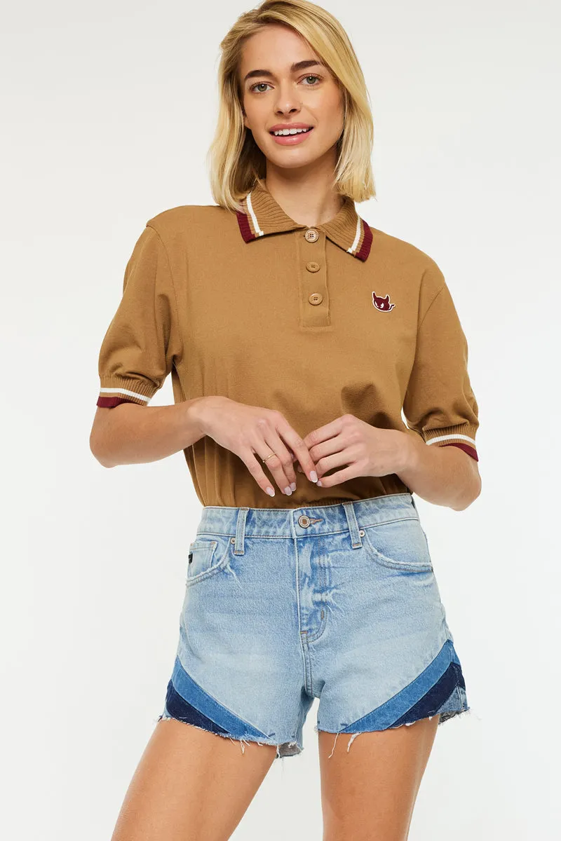 Cheryll High Rise Shorts sold by Kan Can