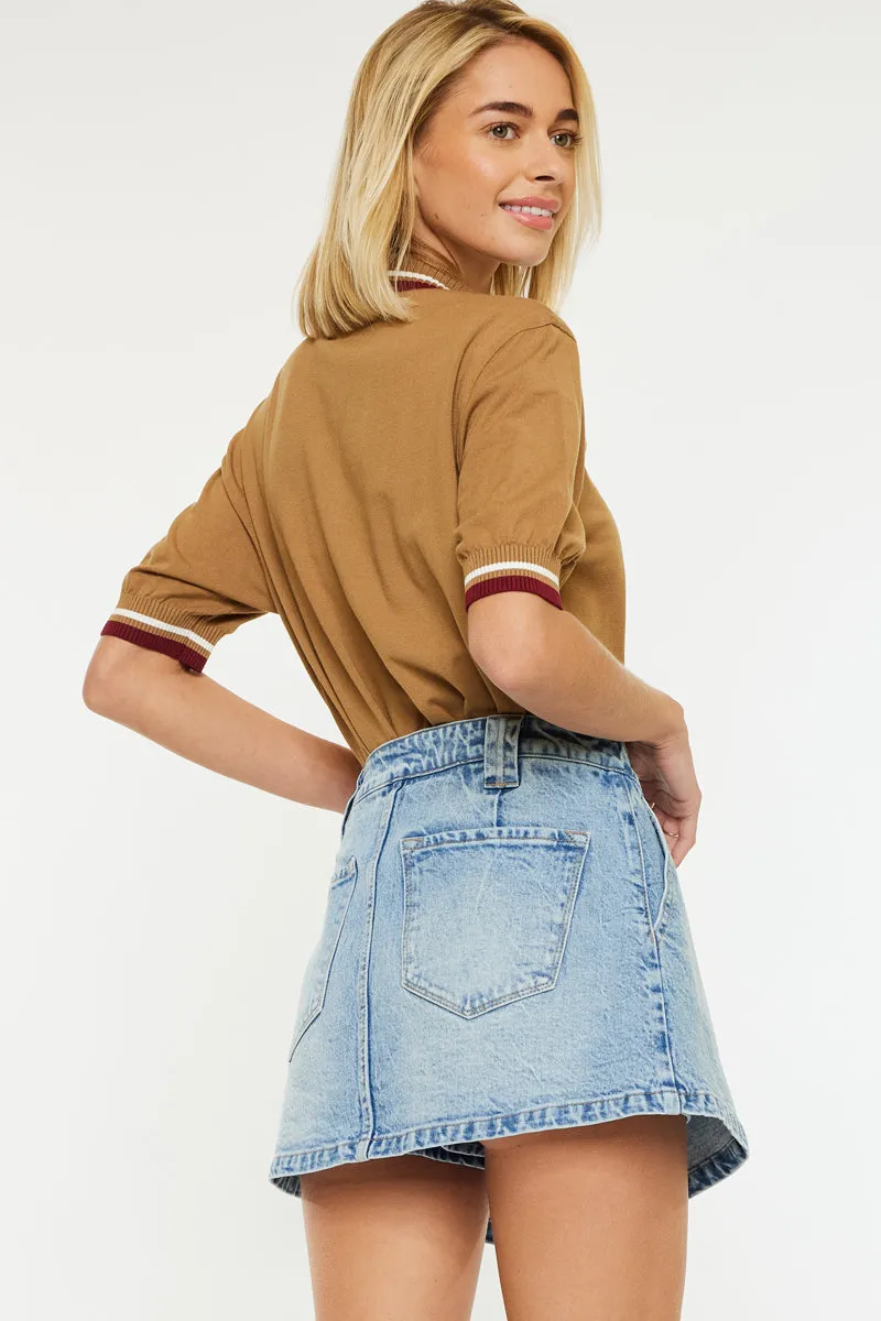 Bailey High Rise Skort sold by Kan Can product image thumbnail 2