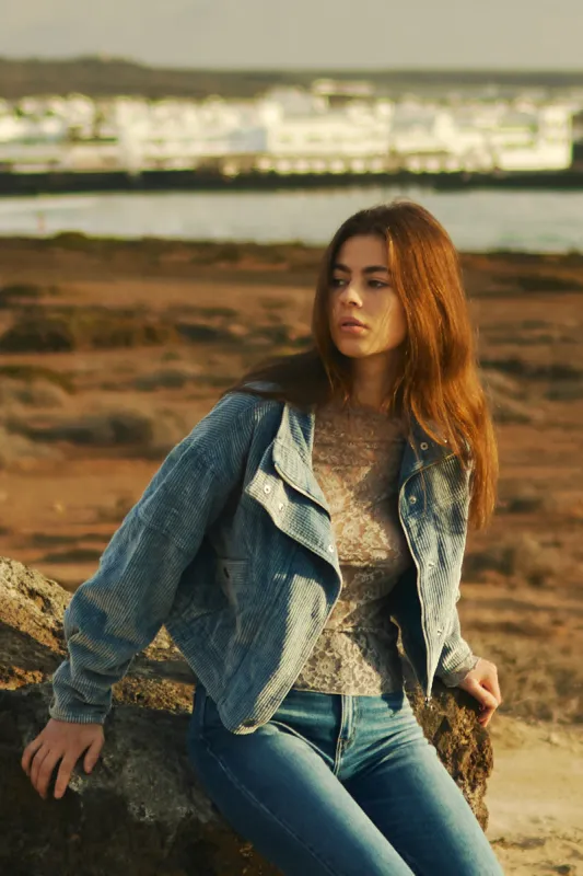 Reid Corduroy Bomber Jacket sold by Kan Can