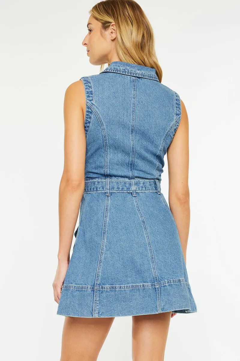 Kim Sleeveless Mini Dress sold by Kan Can product image thumbnail 2