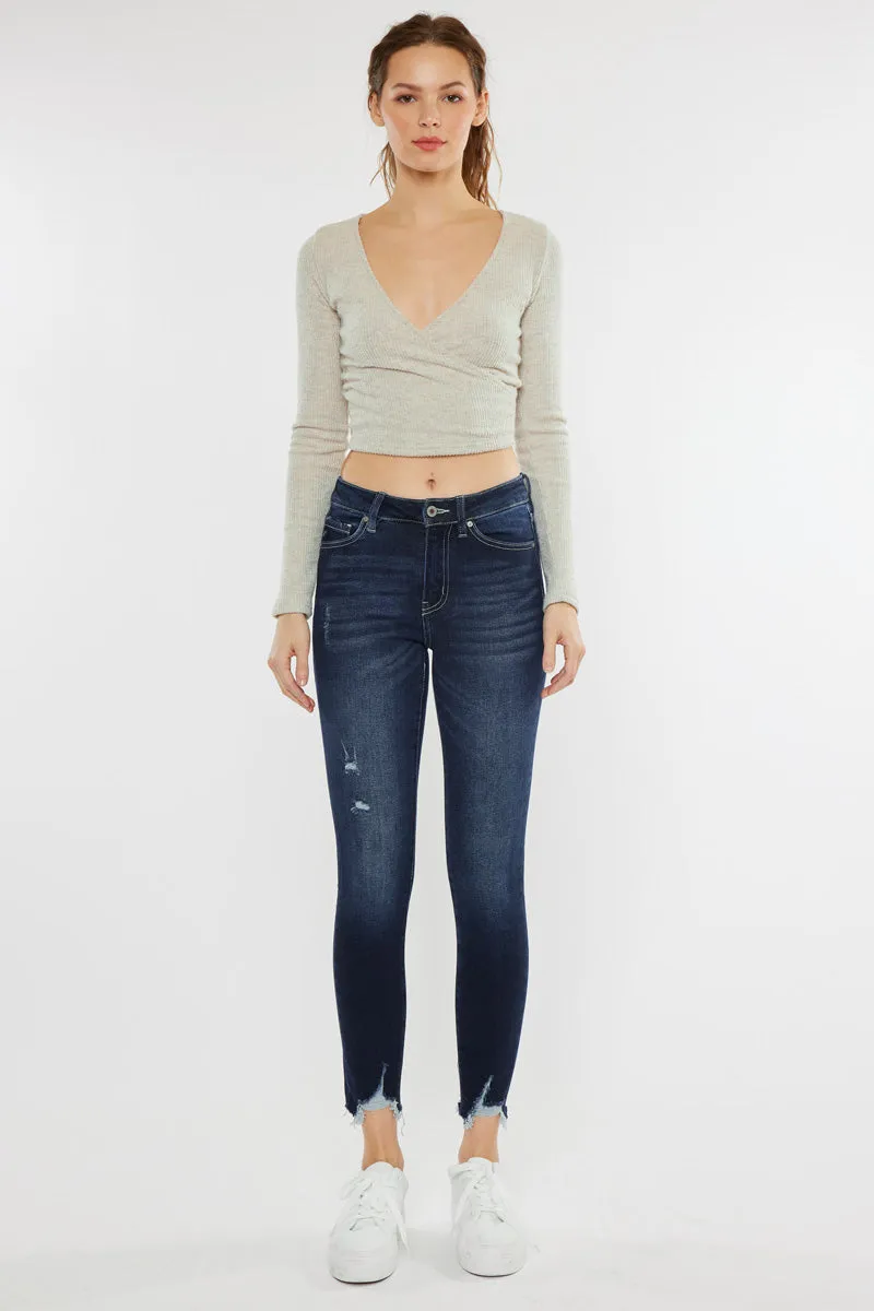 Astrid High Rise Ankle Skinny Jeans sold by Kan Can product image thumbnail 3