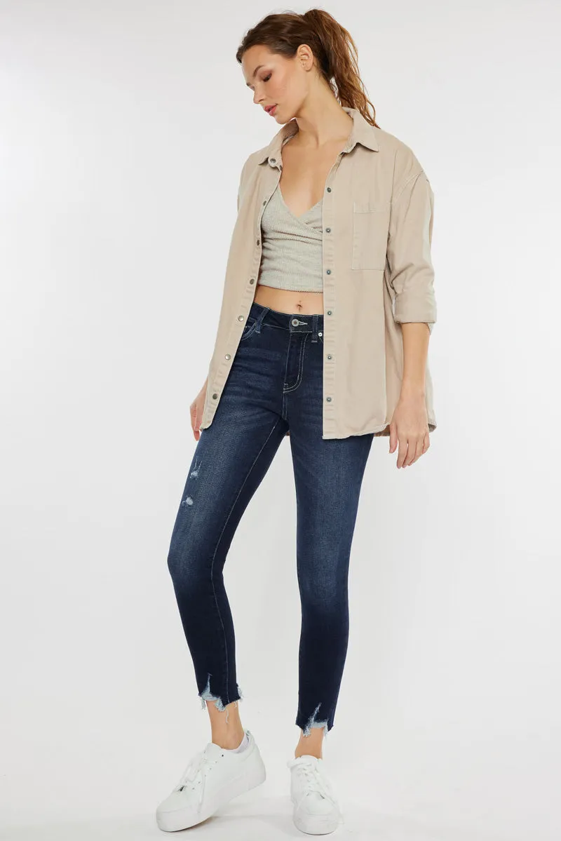 Astrid High Rise Ankle Skinny Jeans sold by Kan Can product image thumbnail 4
