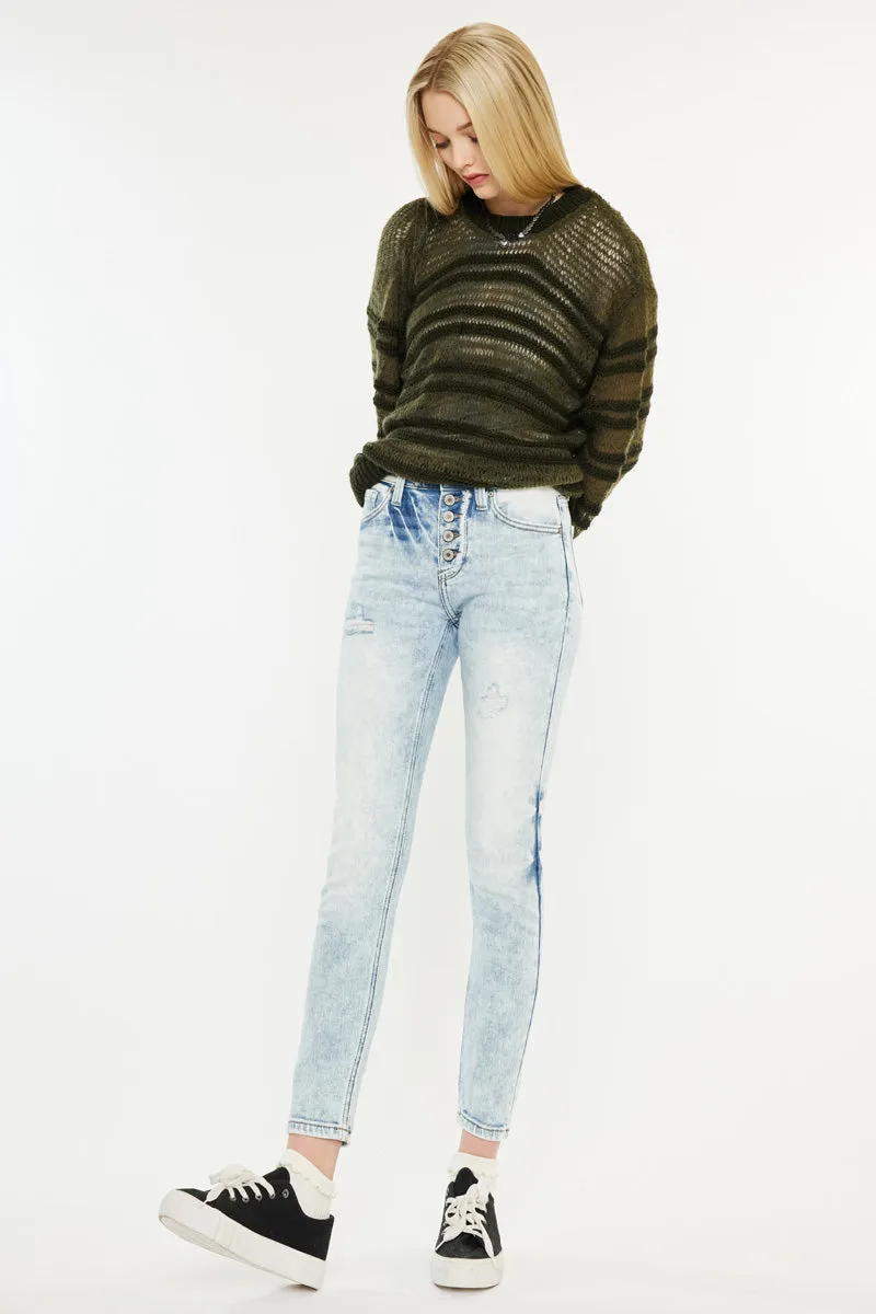 Sukie High Rise Ankle Skinny Jeans sold by Kan Can
