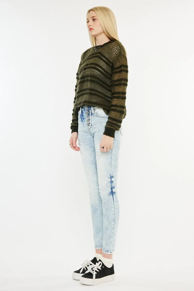 Sukie High Rise Ankle Skinny Jeans sold by Kan Can product image thumbnail 4