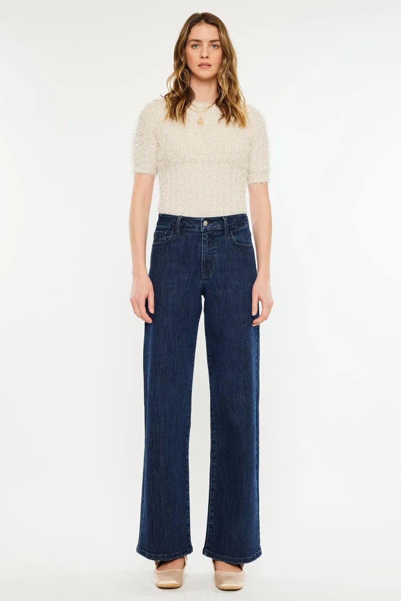 Norie Essentials High Rise Wide Leg Jeans sold by Kan Can product image thumbnail 2