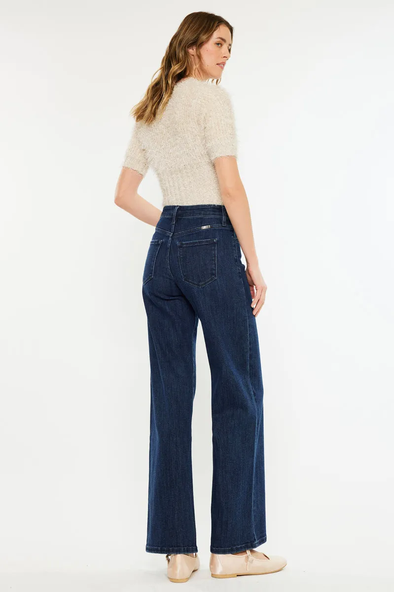 Norie Essentials High Rise Wide Leg Jeans sold by Kan Can