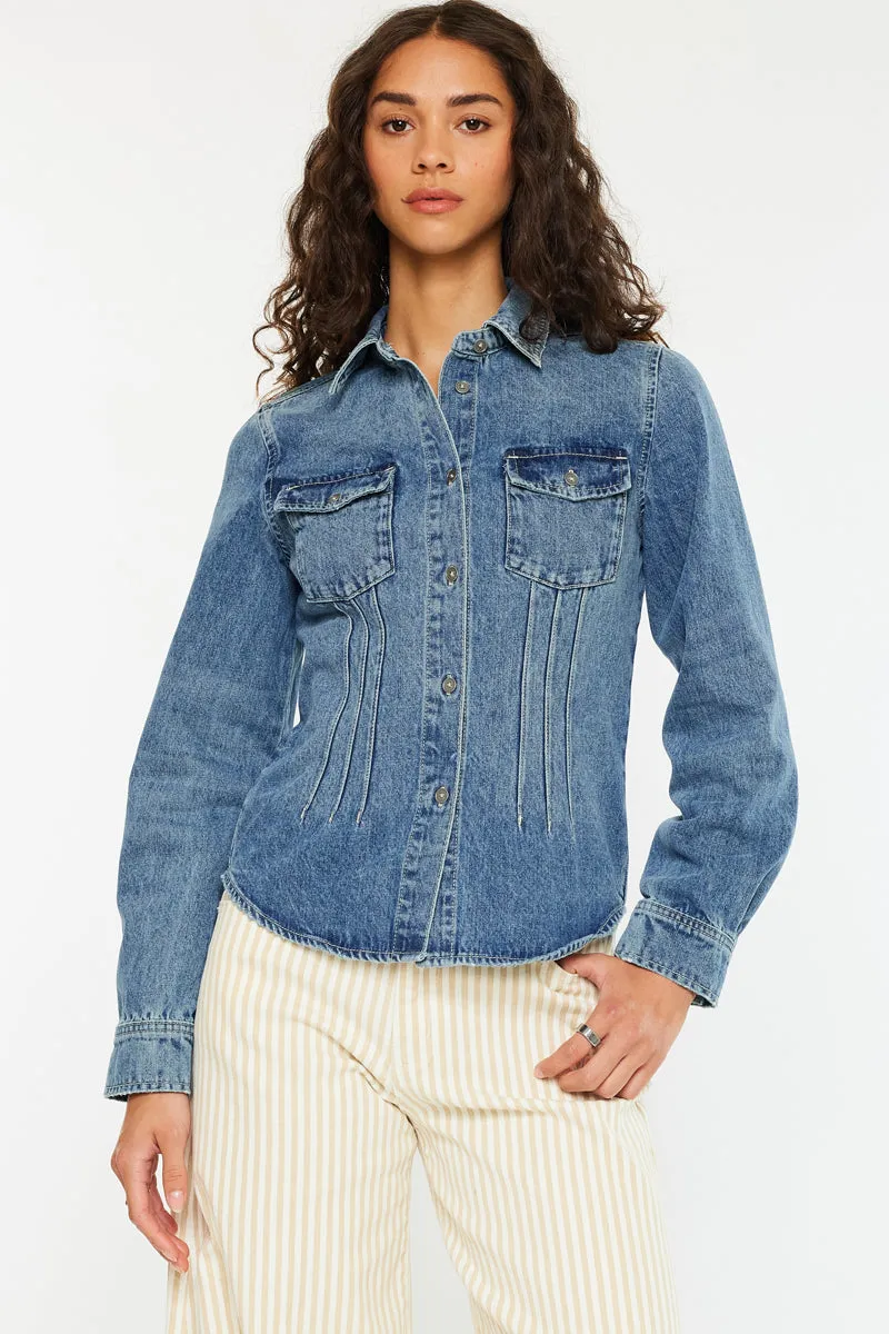 Loreen Western Fitted Shirt sold by Kan Can product image thumbnail 3