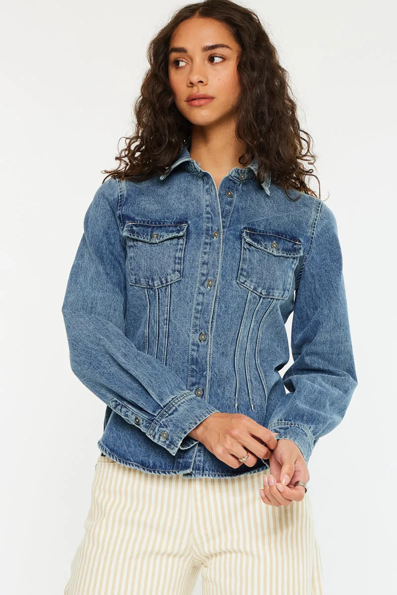 Loreen Western Fitted Shirt sold by Kan Can product image thumbnail 4