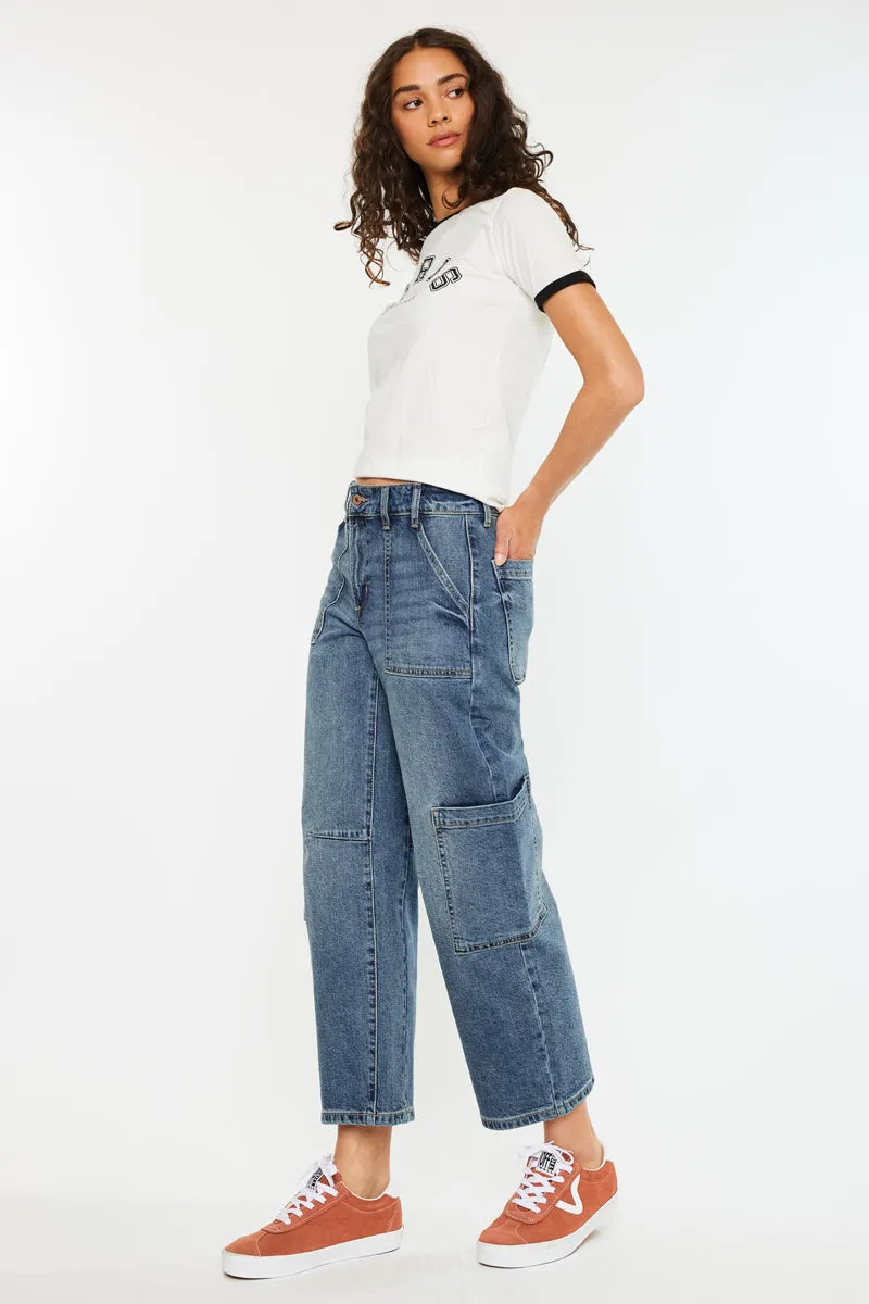 Charly Low Slung Barrel Jeans sold by Kan Can product image thumbnail 3