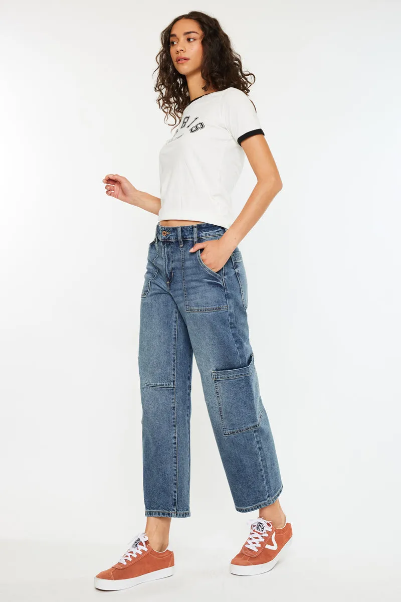 Charly Low Slung Barrel Jeans sold by Kan Can product image thumbnail 5