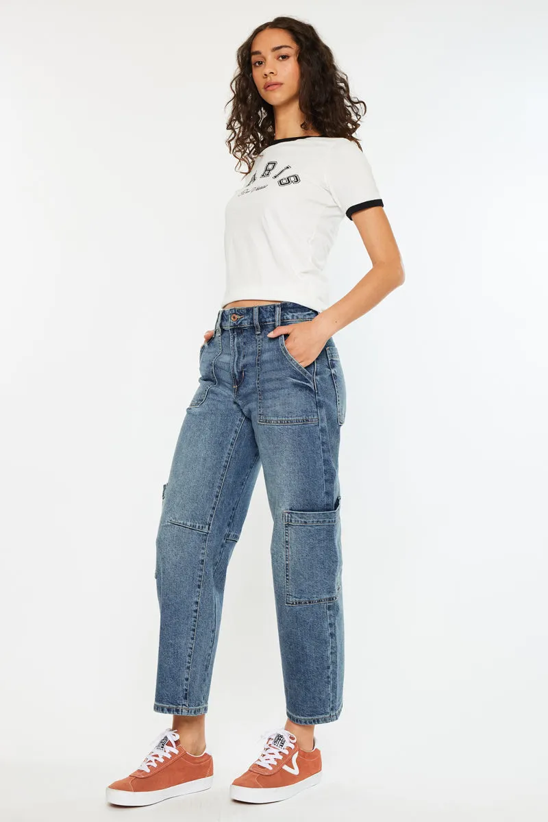 Charly Low Slung Barrel Jeans sold by Kan Can product image thumbnail 4