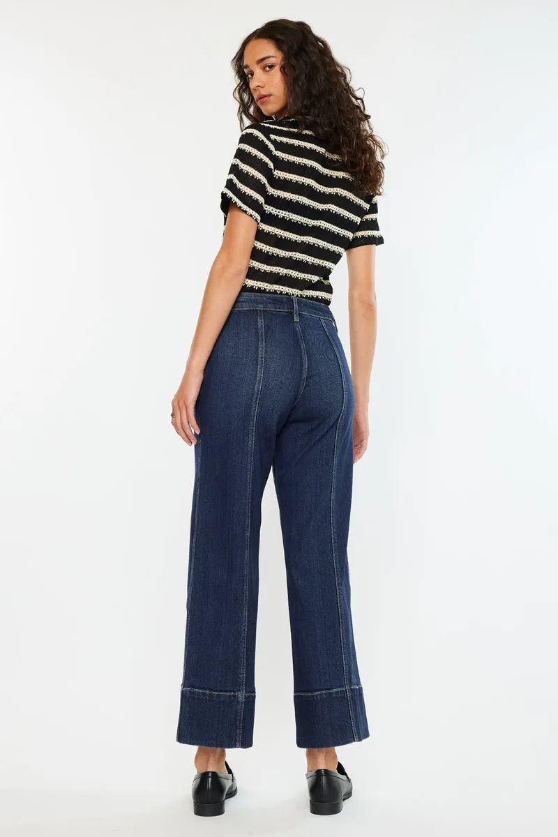 Ashley High Rise Wide Leg Jeans sold by Kan Can product image thumbnail 2