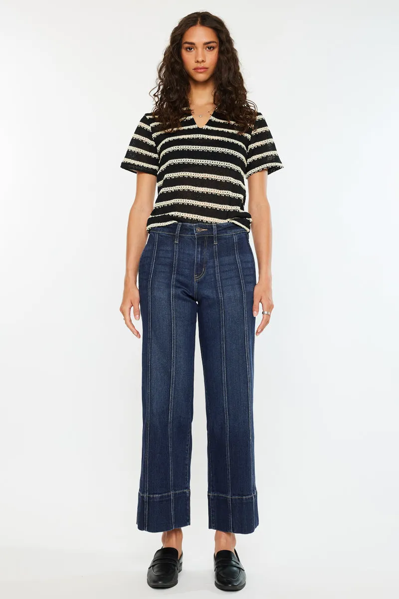 Ashley High Rise Wide Leg Jeans sold by Kan Can product image thumbnail 3