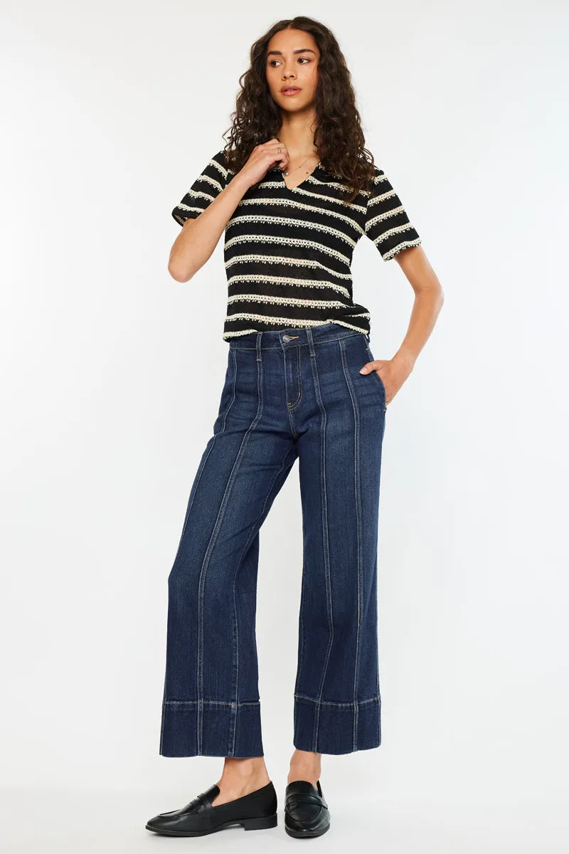 Ashley High Rise Wide Leg Jeans sold by Kan Can product image thumbnail 5